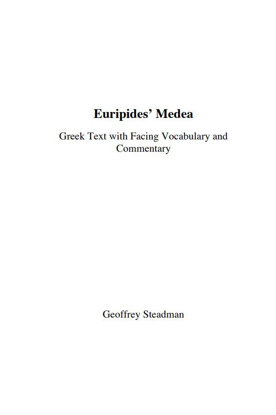 Euripides’ Medea