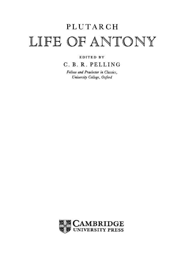 Life of Antony