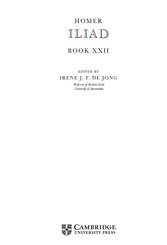 Iliad Book XXII