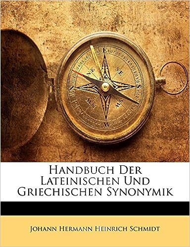Handbuch der lateinischen und griechischen synonymik