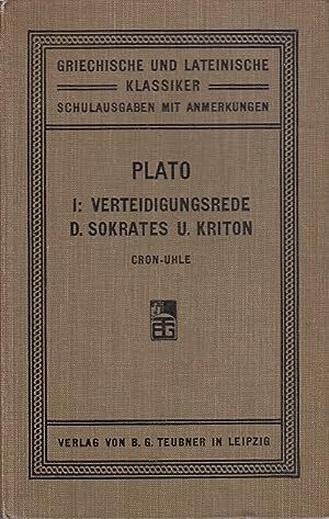 Platons Verteidigungsrede des Sokrates und Kriton