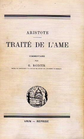 Aristote. Traité de l'ame
